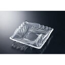 B3244W ノベエルティ小皿 080-10010(Z800-227)小皿 お皿 ガラス ガラス皿 クリア 透明 ガラス製品 おしゃれ シンプル 飲食店 カフェ レストラン 居酒屋 家庭用 業務用 業務用食器