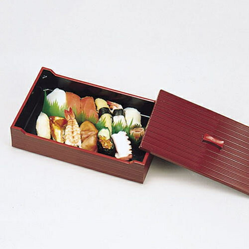 光悦　タメ千筋　身・蓋　310-29321(Z246-86)松花堂 弁当箱 お弁当箱 幕の内弁当 重箱 和 和風 幕の内 業務用食器