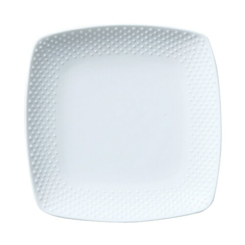 DOT(ドット) スクエアー　502-00021.00022(Z1357)美濃焼き 皿 お皿 角皿 飲食店 レストラン おしゃれ 業務用 業務用食器 洋食器