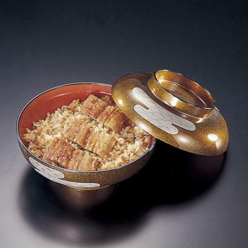 乐天商城 - 5.5寸古都椀　雲海内朱　370-27021(Z387-135)丼 丼ぶり どんぶりうな重箱 椀型 お椀型 丸型 蓋付き うな重 鰻丼 海鮮丼 天丼 土用丑の日 和食 飲食店 旅館 料亭 割烹 ホテル レストラン 定食屋 居酒屋 和食屋 家庭用 おもてなし 業務用