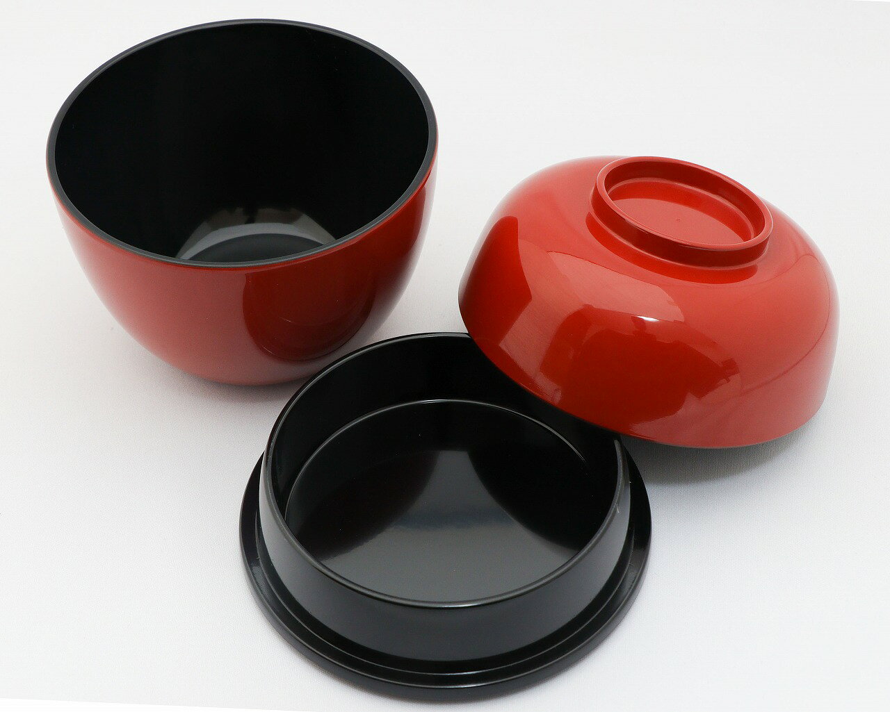 中堂飯器　朱内黒　360-35111(Z378-167)飯器 小さい おひつ お櫃 御櫃 一人用 飯櫃 飯びつ めしびつ ご飯入れ 保存容器 配膳 配食 漆器 飲食店 旅館 料亭 割烹 ホテル レストラン カフェ 居酒屋 定食屋 和食店 学校 保育園 施設 介護施設 業務用 業務用食器 total-tsuuhan-10006837 トータル通販 サンプル画像2