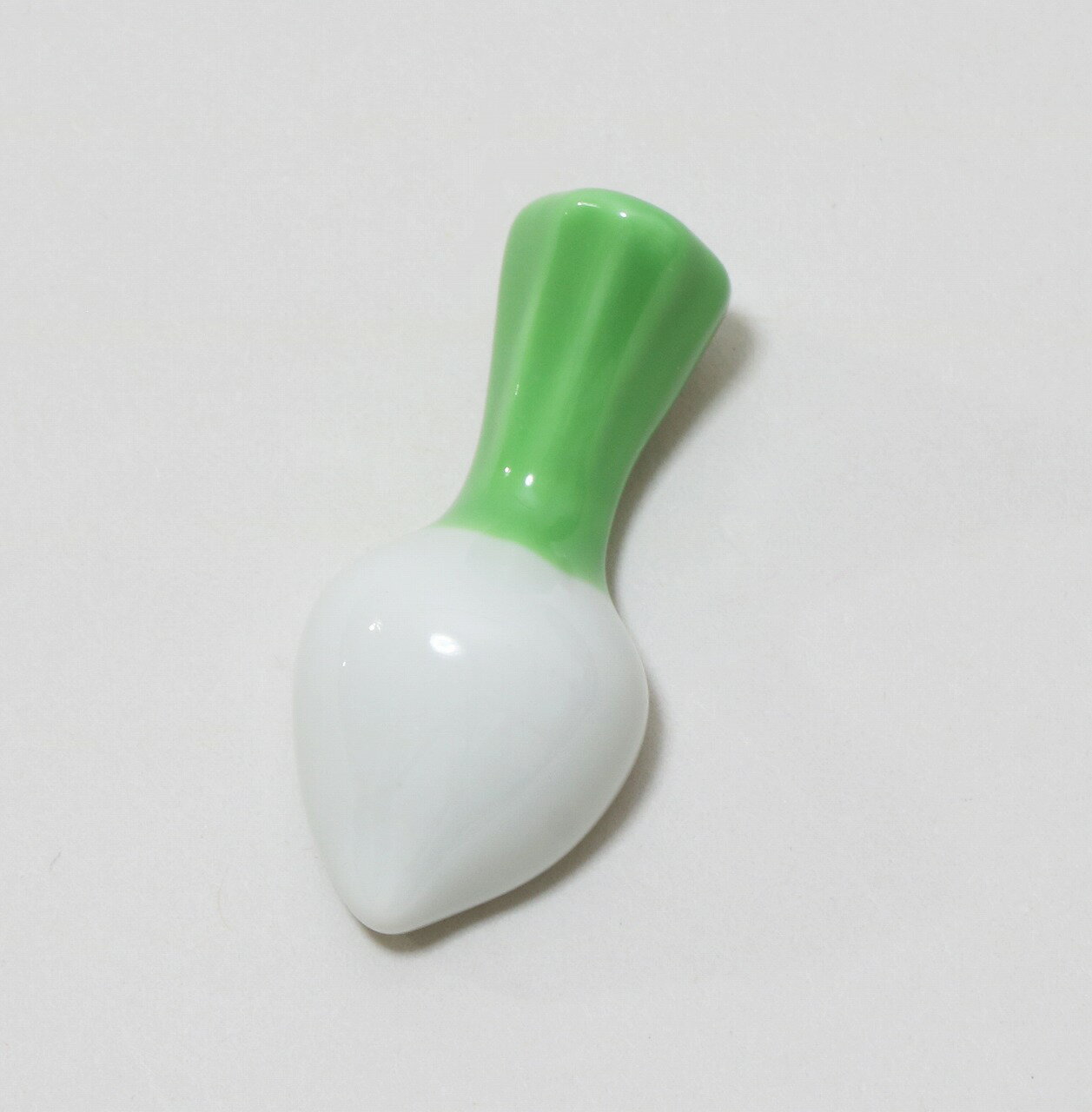 白緑小かぶら箸置　610-32023(Z681-261)