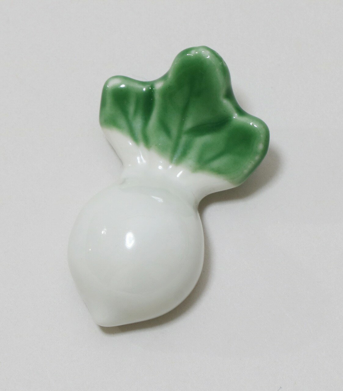 白緑中かぶら箸置　610-32025(Z681-267)