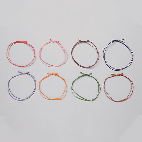 平彩ゴム2重片花結び　小～大(各50本入) 194-10010～10012-01～08(Z480)紐 ヒモ ゴム 重箱用ゴム 重箱..