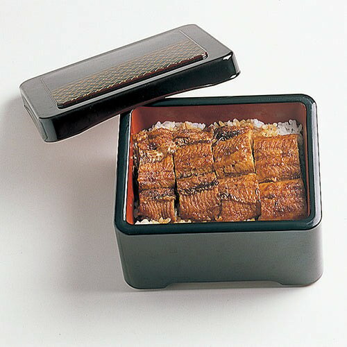 保温丼重　タメアミメ内朱　380-20131(Z389-211)丼重 重箱 1段 弁当箱 お弁当箱 うな重 鰻丼 海鮮丼 天丼 土用丑の日 和 和風 おしゃれ 日本製 漆器 和食 飲食店 旅館 料亭 割烹 ホテル レストラン 定食屋 居酒屋 和食屋 家庭用 おもてなし 業務用