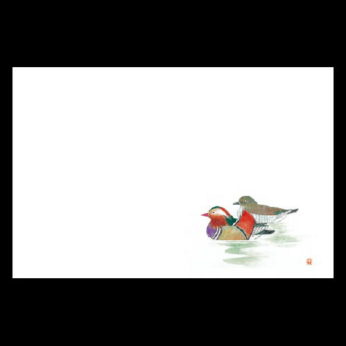 38cm上質紙マット　オシドリ　201-10108(Z103-151)テーブルマット ランチョンマット 紙 紙製 ペーパー 業務用 和食 オールシーズン