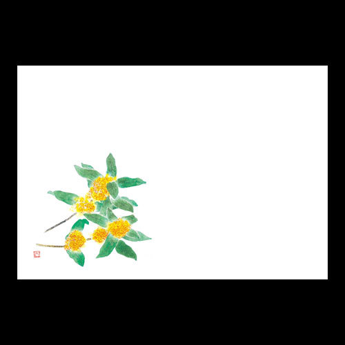 38cm上質紙マット　キンモクセイ　201-10231(Z106-323)テーブルマット ランチョンマット 紙マット 紙製..