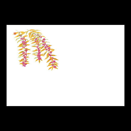 38cm上質紙マット　紫式部　201-10233(Z106-324)テーブルマット ランチョンマット 紙マット 紙製 ペー..