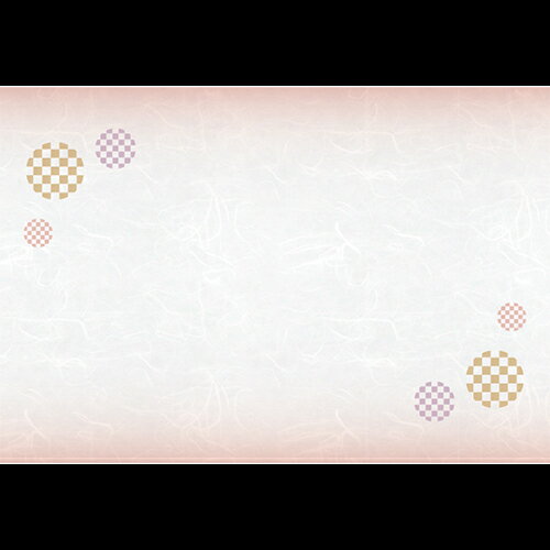 38cm上質紙マット　雲竜風市松手まり　201-10294(Z108-439)テーブルマット ランチョンマット 紙マット ..