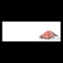 上質紙13cm長角マット　赤富士　201-2