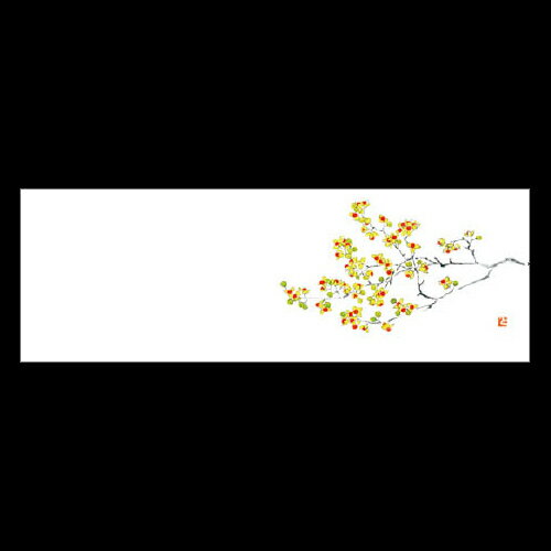 上質紙13cm長角マット梅もどき2...