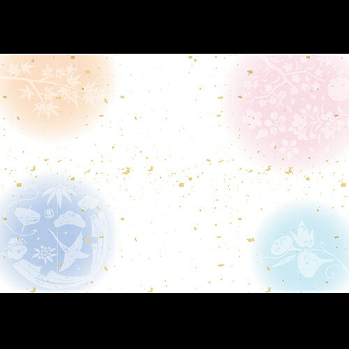 尺3雲竜和紙マット 金閣春夏秋冬【192-10140(Z119-384)】テーブルマット ランチョンマット 紙マット 紙製 ペーパーマット 雲竜紙 38×26cm 日本製 100枚入 使い捨て 使い捨てマット 和風 おしゃれ 和食 料亭 旅館 レストラン カフェ ホテル 飲食店 業務用