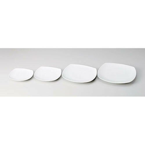 乐天商城 - 胴張皿　610-11004-01～04(Z600)お皿 白陶磁器 和食器 洋食器 シンプル おしゃれ 飲食店 ホテル レストラン カフェ 居酒屋 施設 学校 給食 介護施設 家庭用 業務用 業務用食器