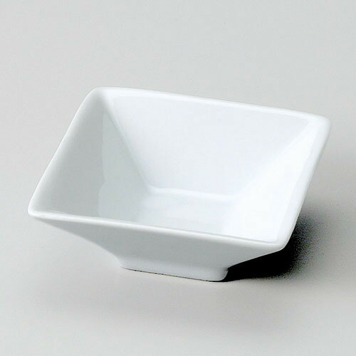 3インチ スクエアプレートのみ　610-11090(Z606-116)お皿 小鉢 小皿 食器 白い食器 白い皿 白いお皿 シンプル おしゃれ 白 ホワイト 業務用 業務用食器