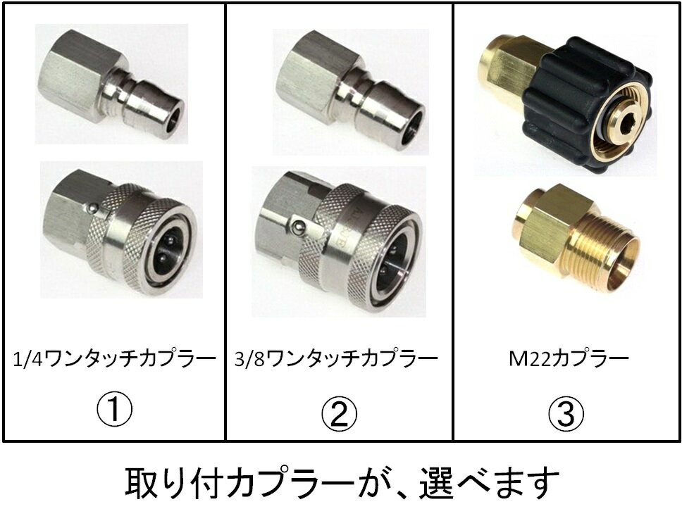 ストレートランス 60センチ カプラー・ハンドル付　ステンレス製　高圧洗浄機用 延長管　延長棒　ランス　ケルヒャー　マキタ　アサダ　リョービ　フルテック　清和産業　蔵王産業　スーパー工業　ワグナー　マルヤマアクセル　工進　高圧洗浄機　ガン　トリガー　業務用 3