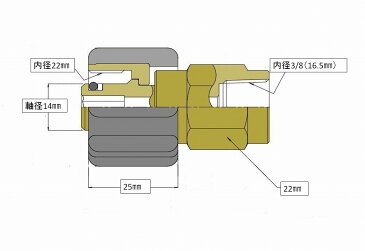 高圧ホース やらかめ 40メートル 耐圧210K 3分(3/8)(M22両端メスカプラ付B社製) 業務用 高圧洗浄機用カプラー付 蔵王産業 マキタ アサダ スクリューコネクション ケルヒャー クランツレ 電気高圧 高圧ホース用 高圧洗浄機