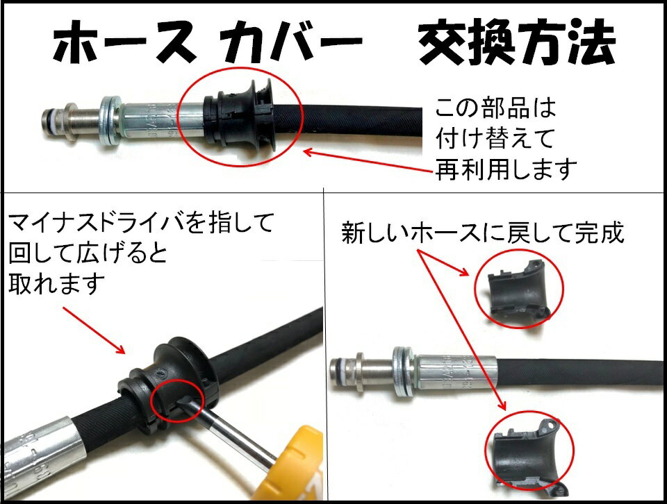 【ケルヒャー業務用】HD トリガーガン組込タイプ 細目取り回し 高圧ホース 高圧ホース 30m 業務用ケルヒャー　軸10mmタイプ 互換 830BS , HD728B 3