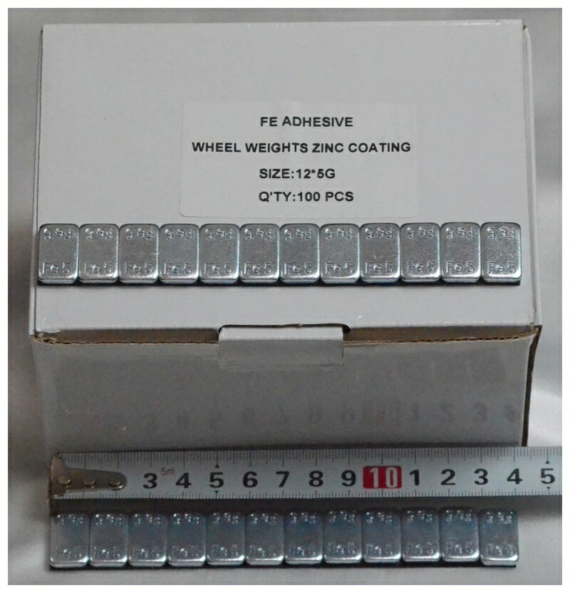 乐天商城 - アルミホイール用薄型貼り付けタイプ バランスウエイトシルバー 5g刻み 1箱（6キロ）新品未使用