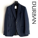 D'URBAN日本製シルク混コットンジャケット織柄×ドットネイビー系　紺メッシュ裏地