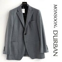 D 039 URBAN【ダーバン】定価88,000円（税込）日本製 ウィンドペンウールジャケットMONSOON素材 清涼仕様グレー×ブラウン 背抜き仕立て 盛夏対応A5 A6 A7 AB5 AB6 BB4サイズ