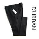D 039 URBAN OPUS【ダーバン】ウールスラックスワンタック 黒 ブラック大きいサイズ
