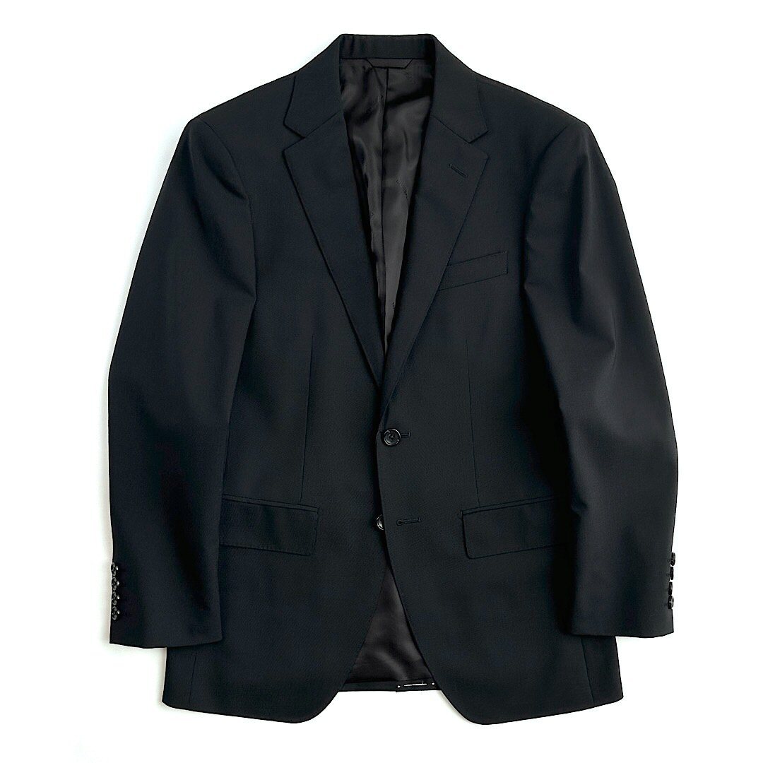 D'URBAN ombrare【ダーバンオンブラーレ】定価72,600円（税込）日本製（MADE IN JAPAN）黒無地スーツ　ブラック秋冬　総裏仕立てA3・AB3・BB3・Y3・Y8サイズ