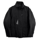 アクアスキュータム 洋服 メンズ Aquascutum【アクアスキュータム】定価104,500円（税込）Aモノグラムフィールドジャケットブルゾン　アウター　ライナー付き黒　ブラック36（M）・40（LL）サイズ