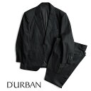 D'URBANJ∞QUALITY～日本を纏う～定価86,900円（税込）日本製（MADE IN JAPAN）シャドーストライプウールスーツ秋冬　総裏仕立て黒　ブラック　BB3サイズ