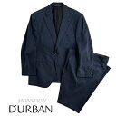 ダーバン D'URBAN【ダーバン】定価102,300円（税込）J∞QUALITY～日本を纏う～日本製（MADE IN JAPAN）モヘヤ混ウールスーツMONSOON 清涼仕様 盛夏対応ストライプ 背抜き仕立て BB4サイズ