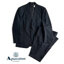 ・メーカー希望小売価格はメーカー商品タグに基づいて掲載しています≪訳有≫Aquascutum【アクアスキュータム】定価176,000円（税込）日本製 モヘヤ混ウールスーツネイビー シャドーチェック春夏 背抜き仕立て AB5サイズ モヘヤ混ならではの穏やかな光沢が魅力の一着♪ 5