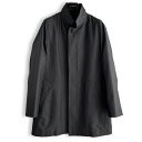 ≪サンプル品≫D'URBAN【ダーバン】定価99,000円(税込)日本製 シルク混スタンドカラーコートコードピケ素材 はっ水加工グレー Lサイズ