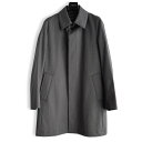 ≪サンプル品≫D'URBAN【ダーバン】定価121,000円(税込)日本製 ツイルサキソニーステンカラーコートはっ水加工 透湿防風グレー Lサイズ