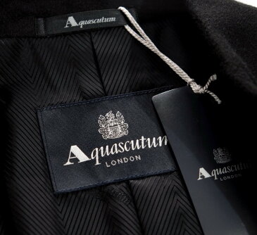 Aquascutum【アクアスキュータム】定価330,000円（税込）◆40％OFF◆日本製ピュアカシミヤ100％HOLBORN　チェスターコート