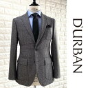 D 039 URBAN【ダーバン】日本製ウールジャケットブラウン×グレー×グリーン系総柄