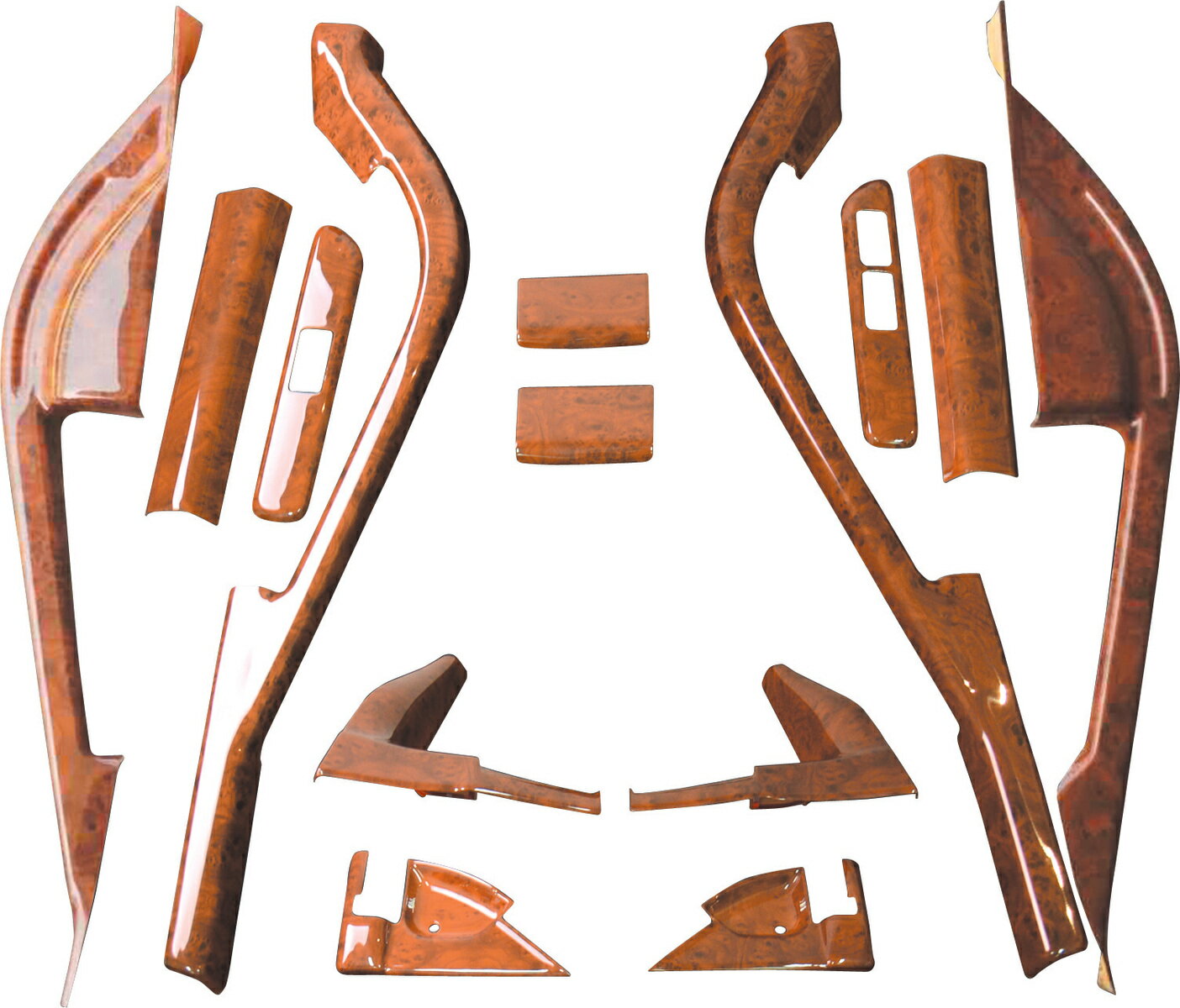 インテリア 3D パネル　ふそう　ブルーテック/20キャンター標準車用　 ドアパネルセット