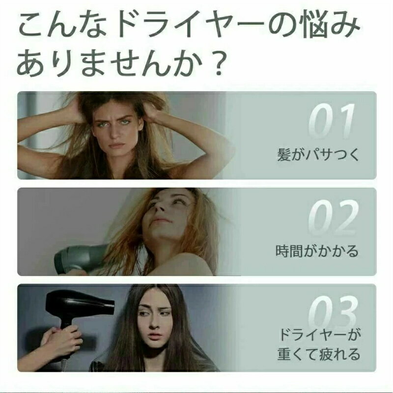 折りたたみ式 速乾恒温機能搭載 高級 サロン 1400W 美髪 静音 ドライヤー 大風量 速乾