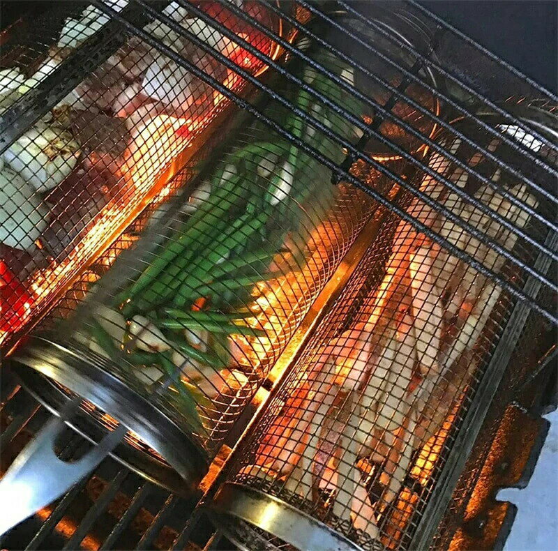 バーベキュー BBQ グッズ スモーキングネット 網 バーベキューツール ステンレスス...