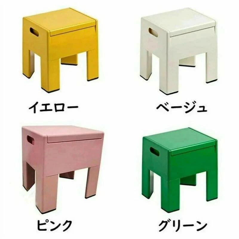 ベッドサイドテーブル スツール 収納キャビネット 取っ手付き 脚付き 足置き 脚置...