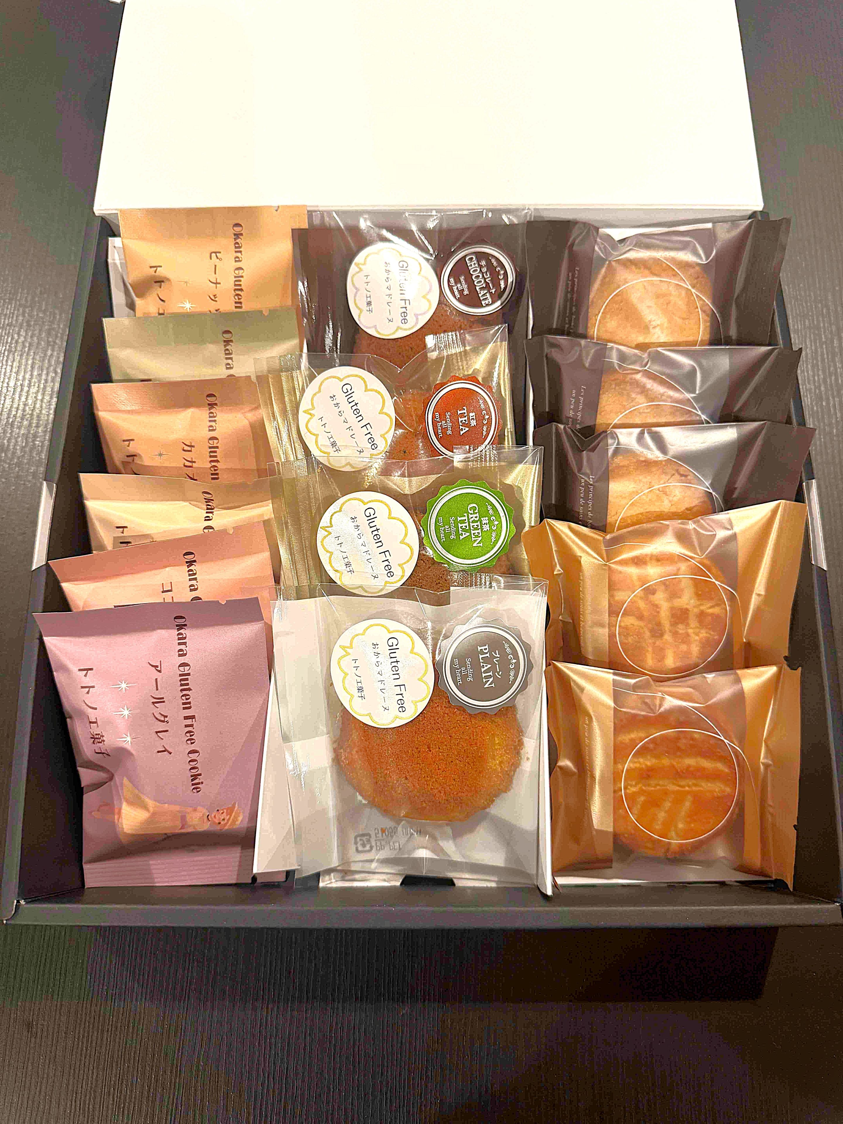 グルテンフリー お歳暮 お年賀 贈答品 焼き菓子 ギフトBOX【プレミアム】紙袋付