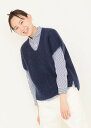 キッドモヘヤ 畦フレンチ ベスト