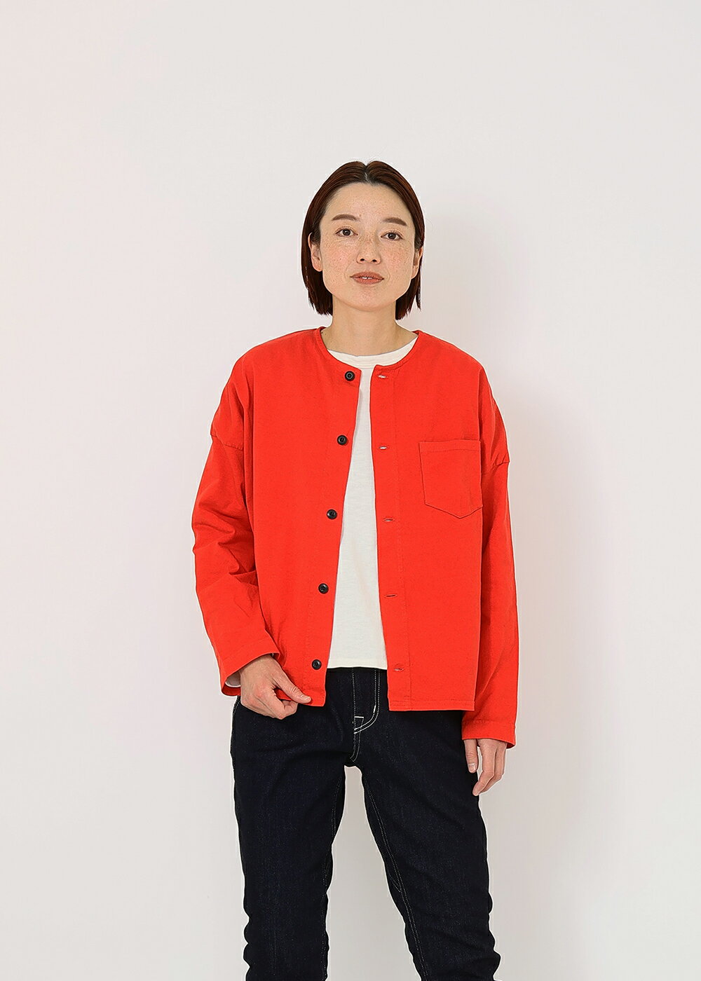 Rakuten - ドライコットンドロップカーデ