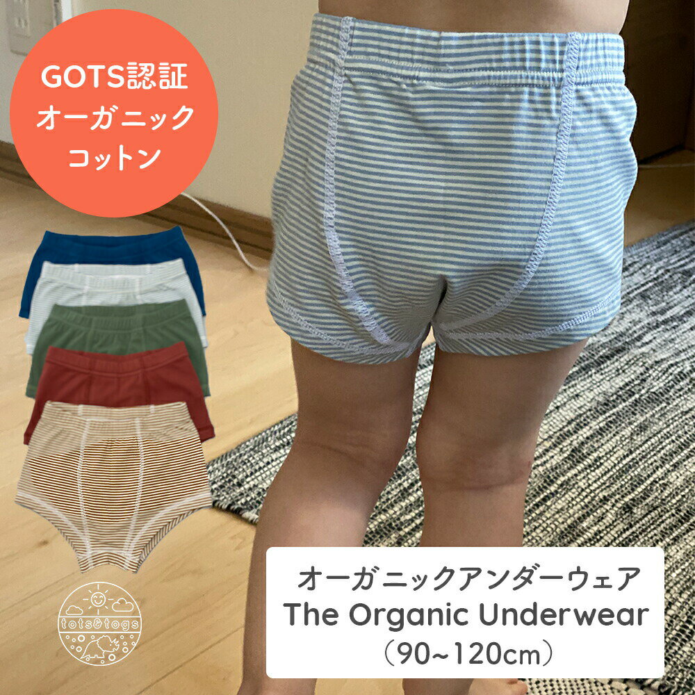 アンダーウェア パンツ 下着 ショーツ 肌着 オーガニックコットン ベビー GOTS認証 赤ちゃん キッズ 子ども 新生児 出産祝い ギフト tots & togs tots and togs トッツアンドトグス 送料無料のサムネイル