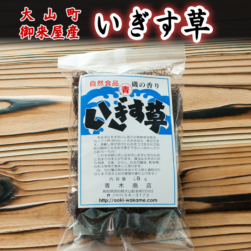 送料無料 1袋 天然いぎす草 40g（いご草・えご草・うご草） お取り寄せ グルメ メール便で発送します。