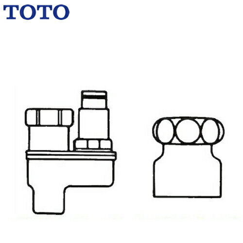 [TH500D1] TOTO 電気温水器部材 排水ソケット 集合住宅用 【送料無料】