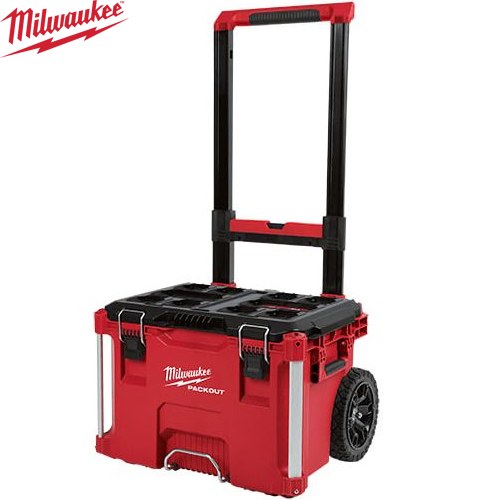 [48-22-8426] PACKOUT ミルウォーキー 工具箱・ツールバッグ キャリー式ツールボックス 耐荷重：113.4kg 耐衝撃性ポリマー製 ツールボックス 【送料無料】