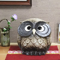 【ブラックフライデー限定15%OFFクーポン配布中】【送料無料】7号福多郎(粉引)!信楽焼 梟 ふくろう置物 陶器フクロウ 信楽焼き フクロウ置物 ふくろう しがらきやき 陶器 やきもの 縁起物 ギフト[fu-0101]