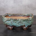 【8月1日限定11%OFFクーポン】山草鉢 手作りの陶器植木鉢 山野草鉢 信楽焼 山草 鉢 しがらき 陶器鉢 植木 やきもの 信楽焼鉢 手づくり 多肉植物 塊根...