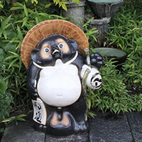【今だけ限定10%OFFクーポン配布中】【送料無料】25号福ひねりタヌキ！信楽焼たぬき！縁起物のタヌキ 陶器タヌキ たぬき置物 やきもの しがらきやき 焼き物 狸 タヌキ 信楽 狸 大たぬき ［ta-0017］