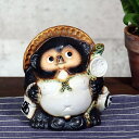 【今だけ10%OFFクーポン】信楽焼 6号福々狸(オス) 信楽焼たぬき縁起物タヌキ 陶器タヌキ たぬき置物 やきもの しがらきやき 焼き物 狸 タヌキ 信楽 た...