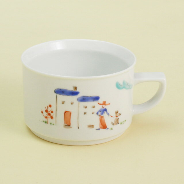 【波佐見焼】 陶房青 プロバンス モーニングカップ 珈琲 コーヒーカップ カップ コップ マグカップ マグ 食洗機 電子レンジ 日本製 | 食器 皿 陶器 陶磁器 ギフト プレゼント 結婚祝い 一人暮らし 新生活 お祝い 軽い 重なる スタッキング おしゃれ オシャレ かわいい 有田焼